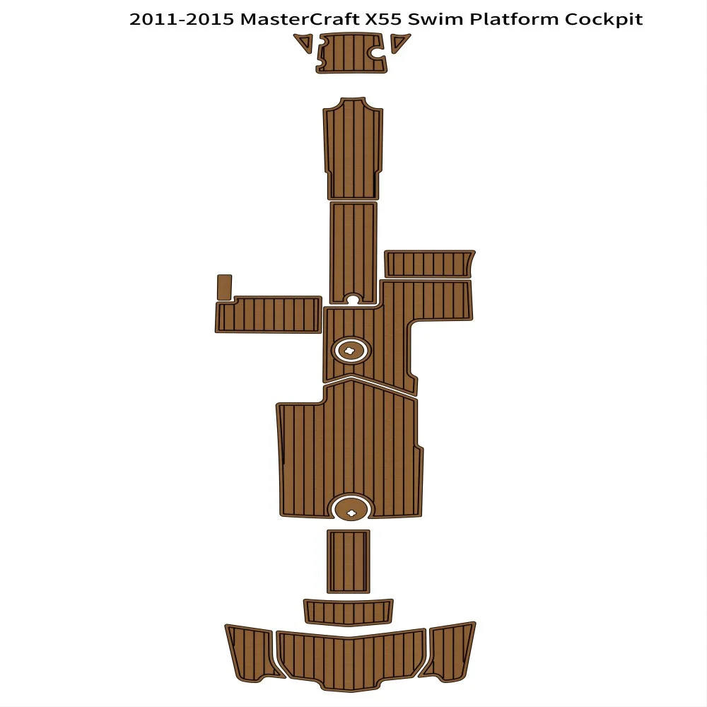 Quality 2011-2015 Mastercraft X55 Swim Platform Cockpit Pad Boat EVA Foam Teak Floor Mat
Quality 2011-2015 Mastercraft X55 Swim Platform Cockpit Pad Boat EVA Foam Teak Floor Mat