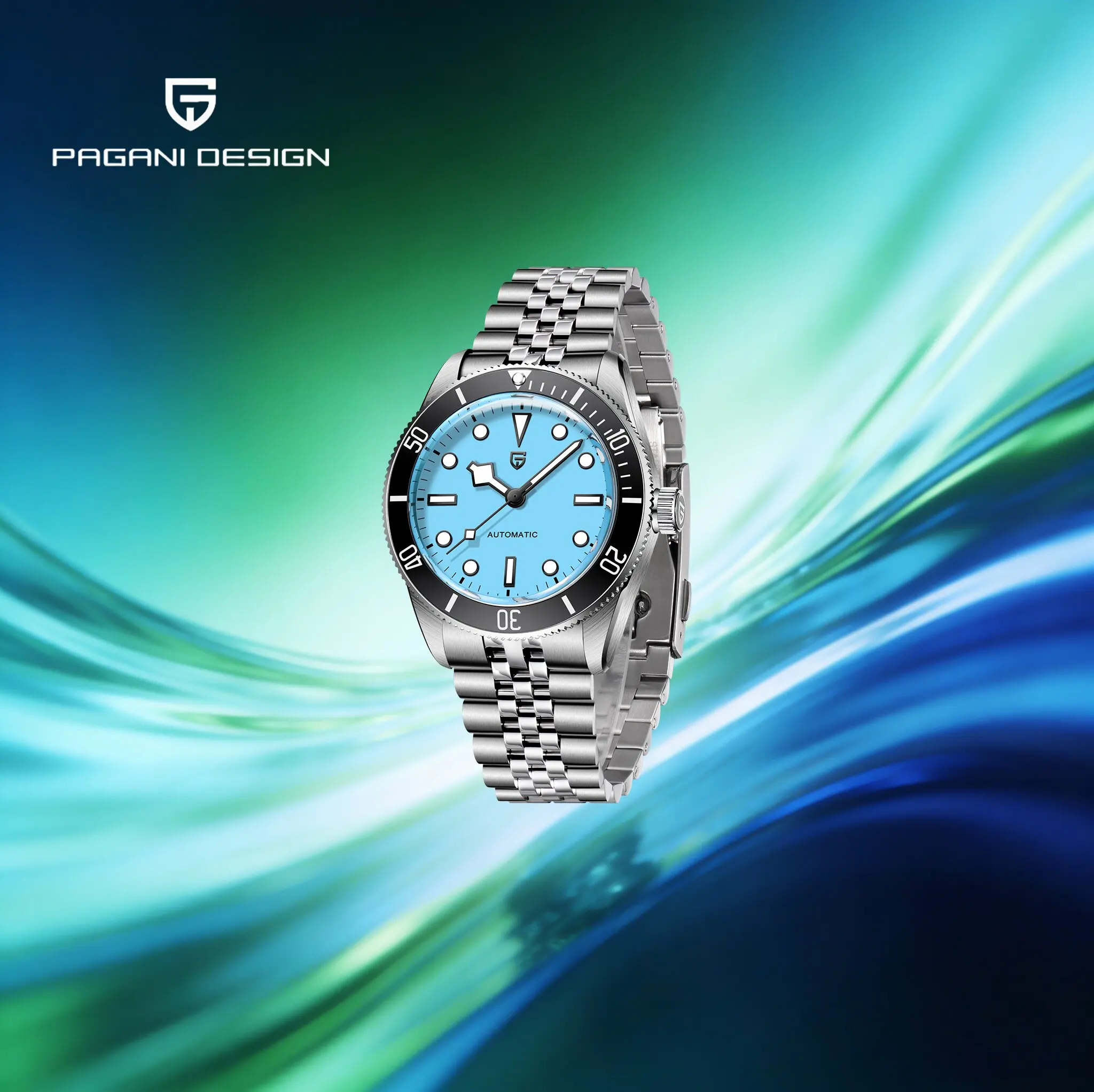 PAGANI DESIGN Elegant Modern Men's Mechanical Watch Urban Leisure Stainless Steel Sapphire Glass Luminous Diving Watch+Gift Box
PAGANI DESIGN Elegant Modern Men's Mechanical Watch Urban Leisure Stainless Steel Sapphire Glass Luminous Diving Watch+Gift Box