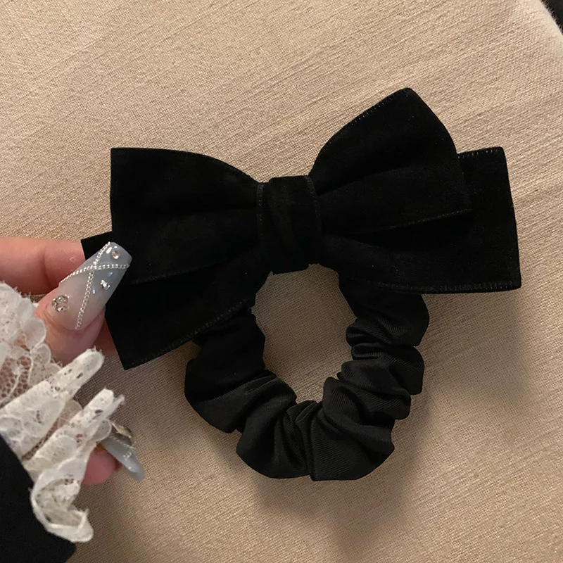 Vintage Black Velvet Bow Hair Rope Scrunchies - Korean Sweet Girls Headdress Autumn Winter Ponytail Accessories Special Offer
Vintage Black Velvet Bow Hair Rope Scrunchies - Korean Sweet Girls Headdress Autumn Winter Ponytail Accessories Special Offer