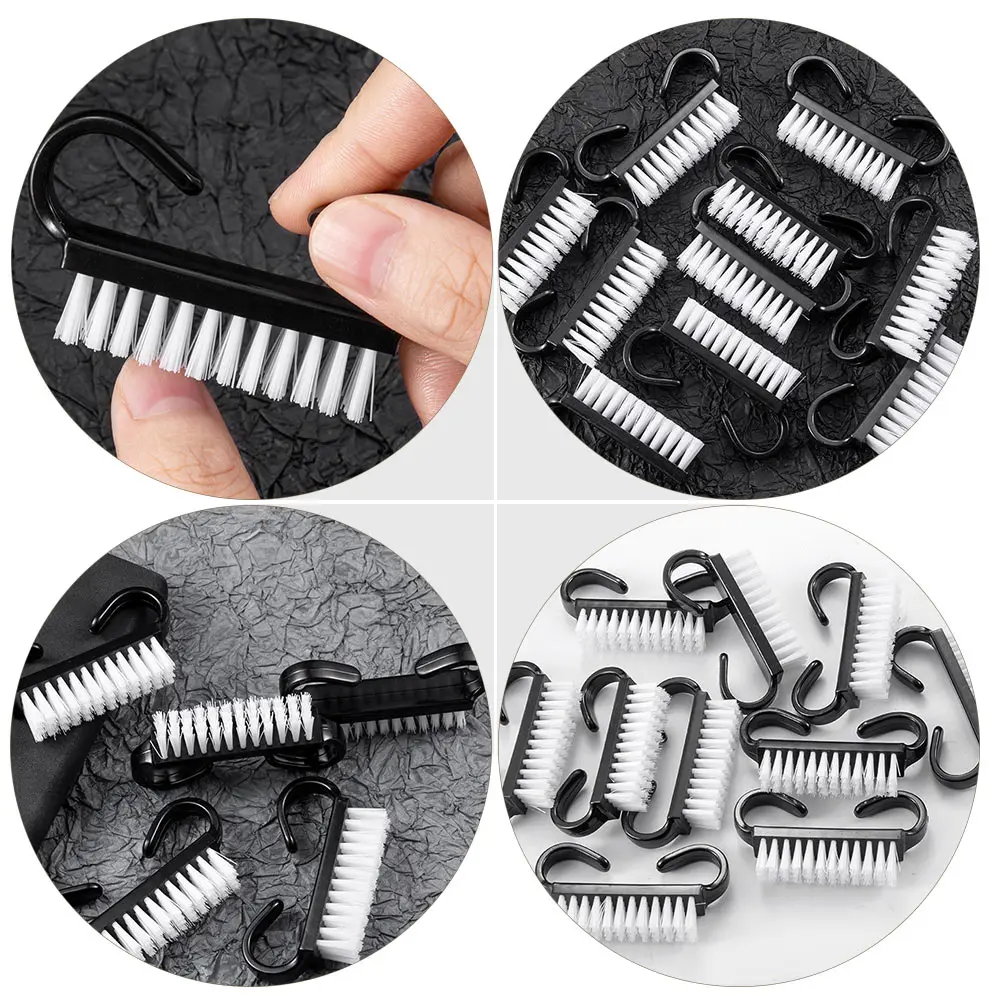 10 pcs Tiny Horn Brushes for Nail Art Manicure Tools Durable Lightweight Black Fingernail Cleaning Salon Home Use
10 pcs Tiny Horn Brushes for Nail Art Manicure Tools Durable Lightweight Black Fingernail Cleaning Salon Home Use