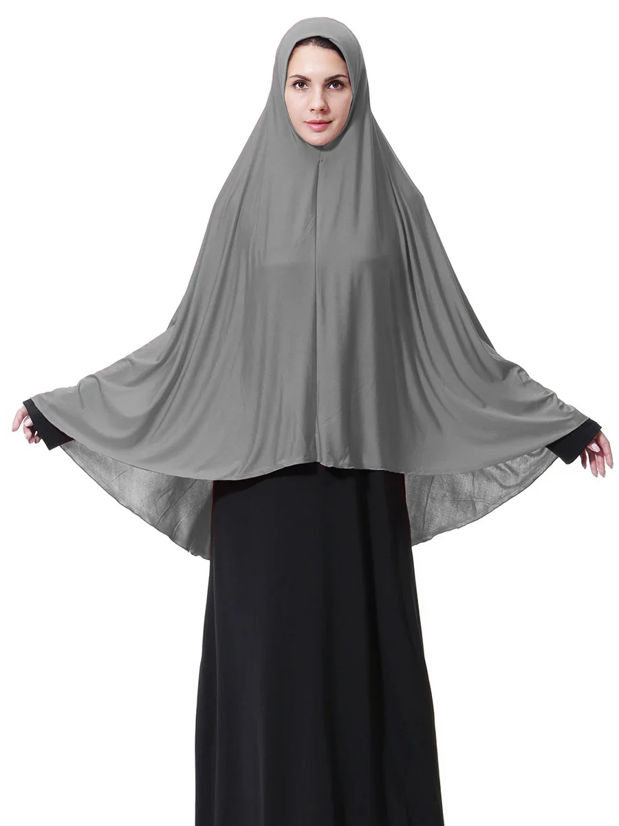 Modest Women Hijabs Islamic Clothing Long Khimar Prayer Clothes Women Headcover Muslim Headscarf Niqab Ramadan Eid Headdress
Modest Women Hijabs Islamic Clothing Long Khimar Prayer Clothes Women Headcover Muslim Headscarf Niqab Ramadan Eid Headdress