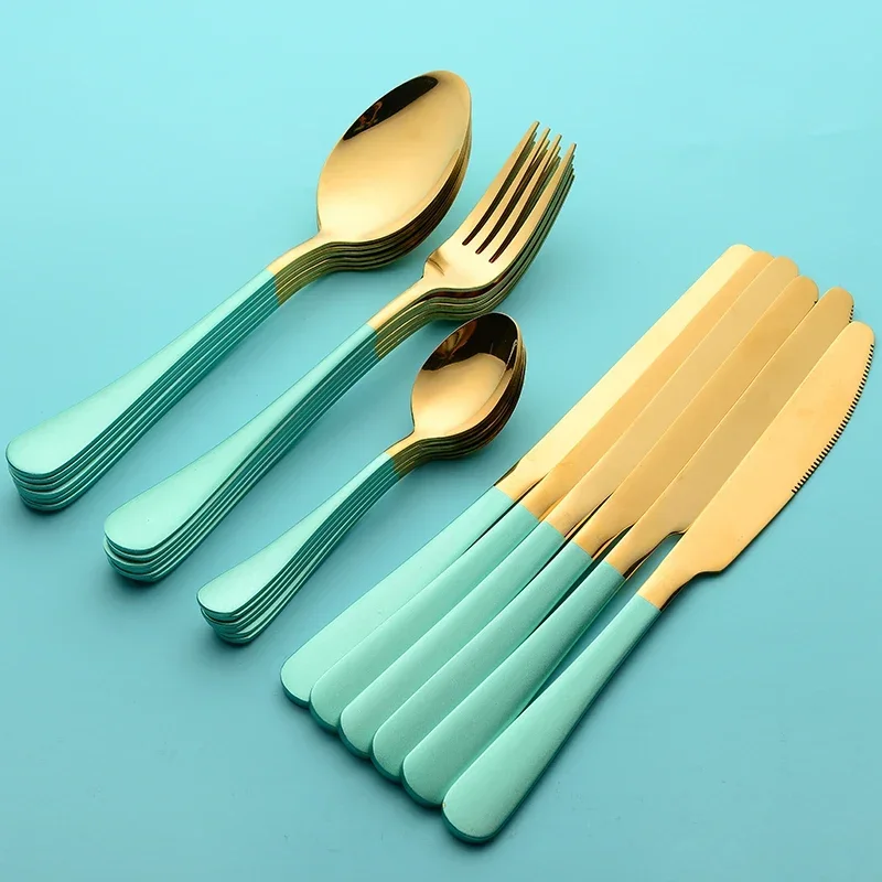 Rainbow Spoon Fork Cutlery Dinner Set Tableware Cutlery Set Stainless Steel Cutlery Modern Black Tableware for Birthday Wedding
Rainbow Spoon Fork Cutlery Dinner Set Tableware Cutlery Set Stainless Steel Cutlery Modern Black Tableware for Birthday Wedding