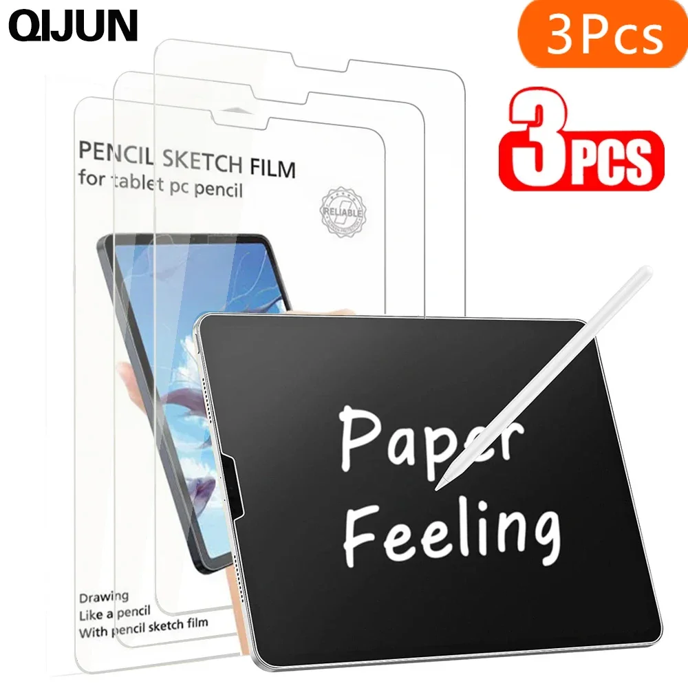 3Pcs Paper Film Screen Protector For iPad 5th 6th 7th 8th 9th 10th gen For iPad Air 1 2 3 4 5 6 11 13 2024 Pro 11 13 2024 Film
3Pcs Paper Film Screen Protector For iPad 5th 6th 7th 8th 9th 10th gen For iPad Air 1 2 3 4 5 6 11 13 2024 Pro 11 13 2024 Film