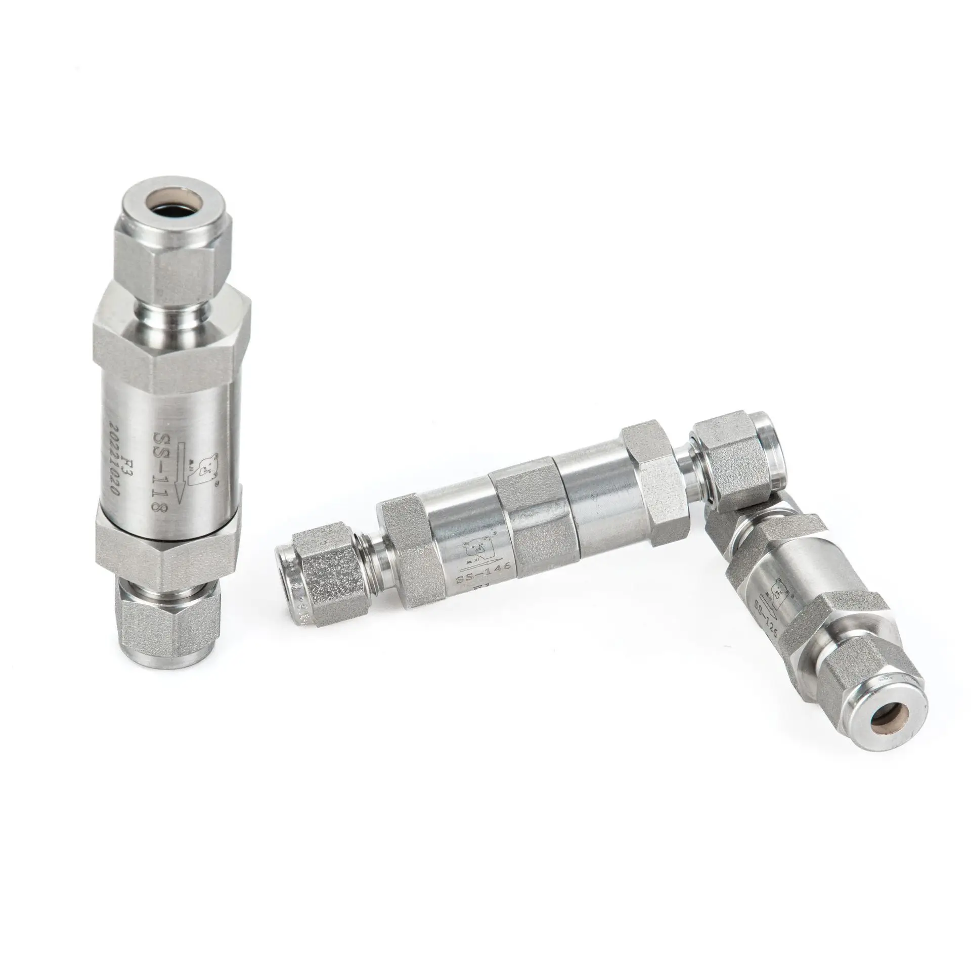 316 Stainless Steel Check Valve Ferrule Type Inner and Outer Wire Straight Through Normal Pressure, High Pressure
316 Stainless Steel Check Valve Ferrule Type Inner and Outer Wire Straight Through Normal Pressure, High Pressure