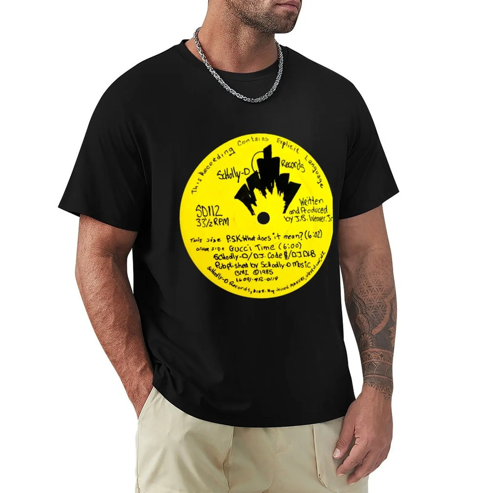 SCHOOLLY D P.S.K. (1985) T-Shirt Aesthetic clothing Funny t-shirt slim fit t shirts for men
SCHOOLLY D P.S.K. (1985) T-Shirt Aesthetic clothing Funny t-shirt slim fit t shirts for men