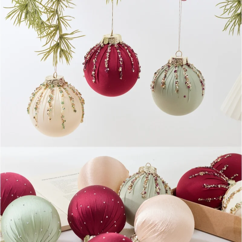 6/12Pcs 8cm Boxed Red and Green Flannel Christmas Balls Wrapped Cloth Balls Christmas Tree Decoration Hanging Christmas Decor 
6/12Pcs 8cm Boxed Red and Green Flannel Christmas Balls Wrapped Cloth Balls Christmas Tree Decoration Hanging Christmas Decor
