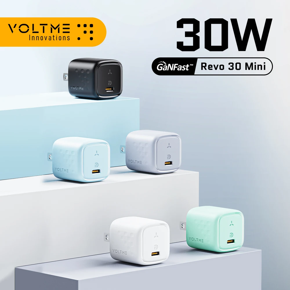 Voltme Revo30W mini USB type C fast charger, 30W, USB Type C, pd3.0, for iPhone 13, Xiaomi, Huawei, Samsung S22
Voltme Revo30W mini USB type C fast charger, 30W, USB Type C, pd3.0, for iPhone 13, Xiaomi, Huawei, Samsung S22
