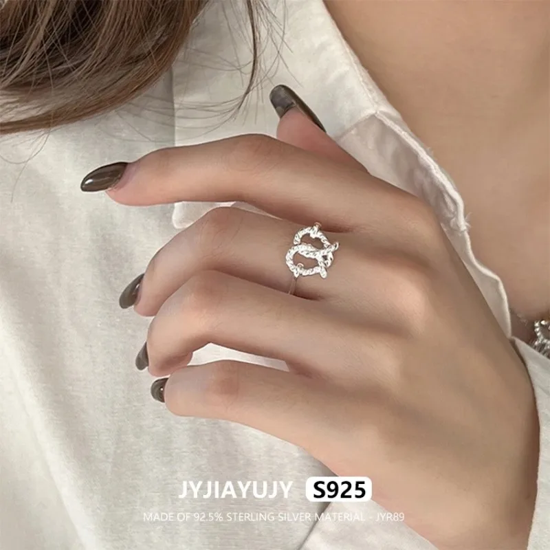 JYJIAYUJY 100% Whole Original Sterling Silver S925 Adjustable Ring Heart Design Fashion Hypoallergenic Woman Jewelry Gift JYR89
JYJIAYUJY 100% Whole Original Sterling Silver S925 Adjustable Ring Heart Design Fashion Hypoallergenic Woman Jewelry Gift JYR89