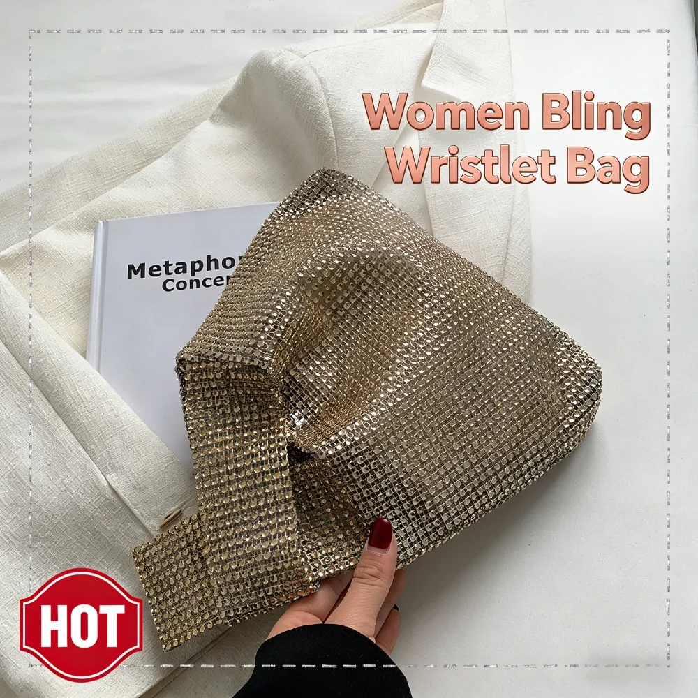 Women Evening Clutch Small Luxury Solid Color Premium Polyester Magnetic Closure Handheld Versatile Party Handbag
Women Evening Clutch Small Luxury Solid Color Premium Polyester Magnetic Closure Handheld Versatile Party Handbag