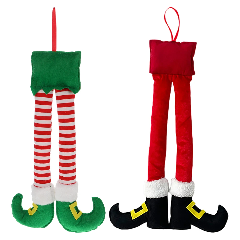 2pcs Christmas Elf Legs Decorations Festive Striped Holiday Ornament Non-Woven Fabric Car Trunk Xmas Tree Hanging
2pcs Christmas Elf Legs Decorations Festive Striped Holiday Ornament Non-Woven Fabric Car Trunk Xmas Tree Hanging