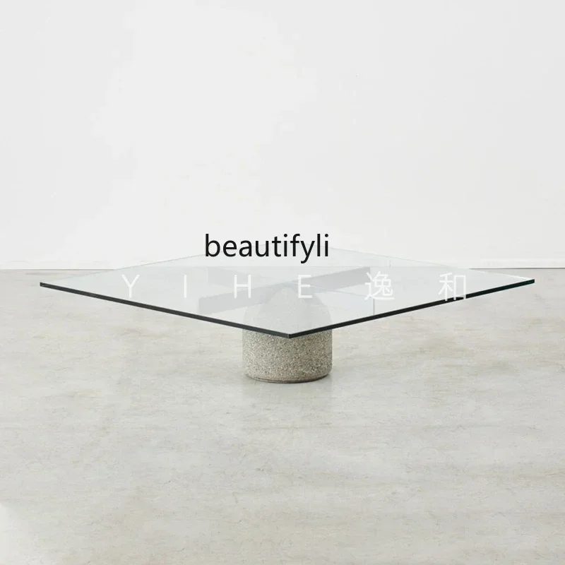 yj9 Nordic Minimalist Glass Coffee Table for Home Use Transparent Tempered Glass Square Low Table 
yj9 Nordic Minimalist Glass Coffee Table for Home Use Transparent Tempered Glass Square Low Table