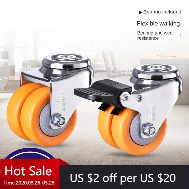 4Pcs 1.5 & 2 Inch Top Hole Hollow Rivet Casters - Chemical Resistant Modified Nylon Wheels for Medical Equipment
4Pcs 1.5 & 2 Inch Top Hole Hollow Rivet Casters - Chemical Resistant Modified Nylon Wheels for Medical Equipment