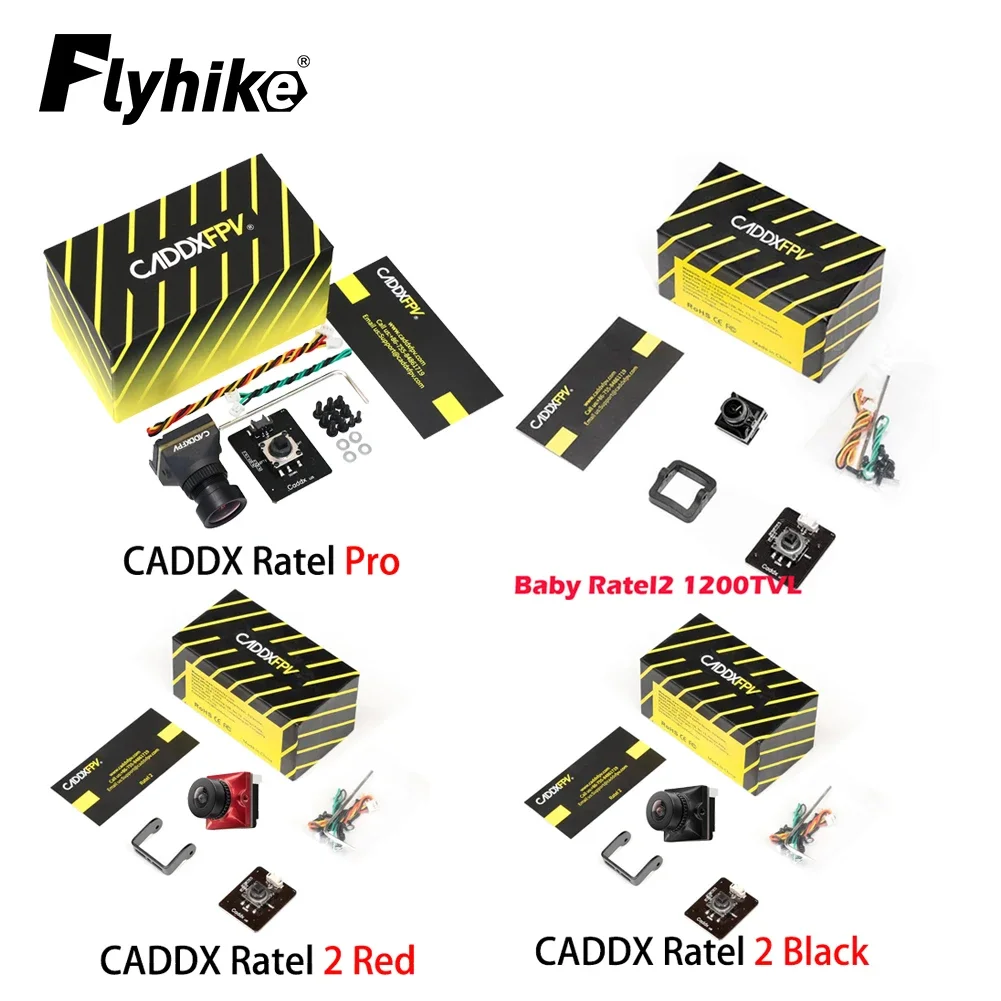 CADDXFPV Ratel Pro Analog / Baby Ratel 2 Nano / Ratel 2 FPV Camera
CADDXFPV Ratel Pro Analog / Baby Ratel 2 Nano / Ratel 2 FPV Camera