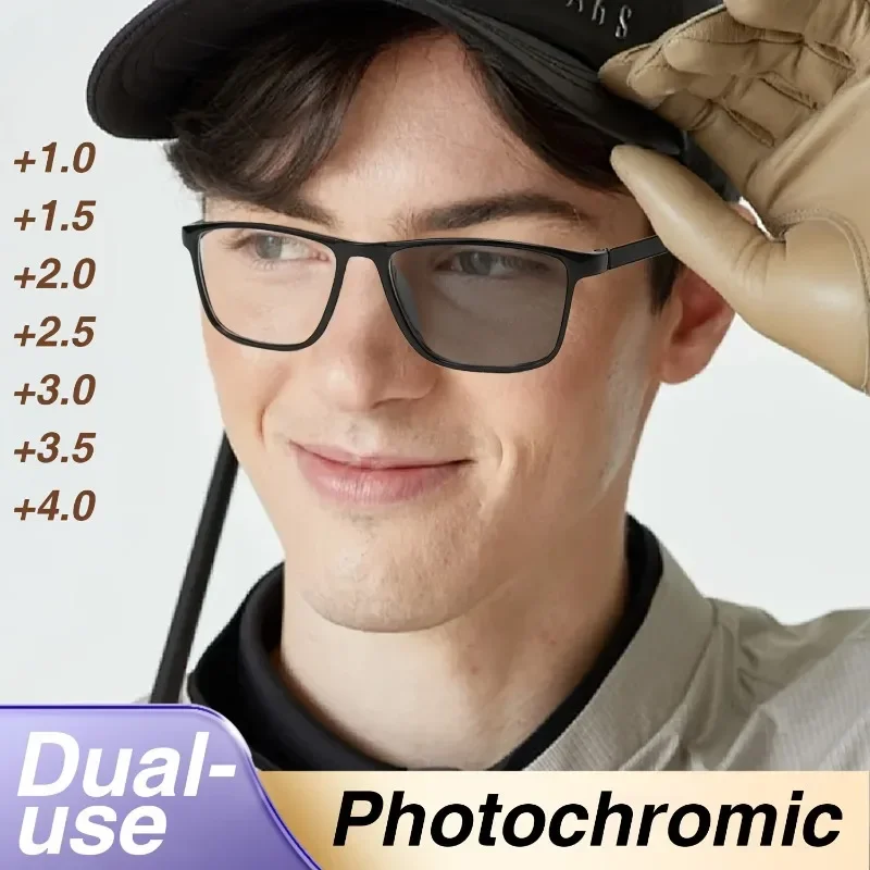 3шт модных прямоугольных фотохромных очков для чтения, спортивных очков для чтения с блокировкой цветов и меняющих цвет
3шт модных прямоугольных фотохромных очков для чтения, спортивных очков для чтения с блокировкой цветов и меняющих цвет