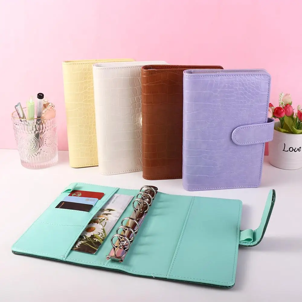Stationery School Supplies A6 Notebook 6 Ring PU Leather Ring Binder Notebook Cover Notepad Cover Loose-Leaf Cover Binder Cover
Stationery School Supplies A6 Notebook 6 Ring PU Leather Ring Binder Notebook Cover Notepad Cover Loose-Leaf Cover Binder Cover