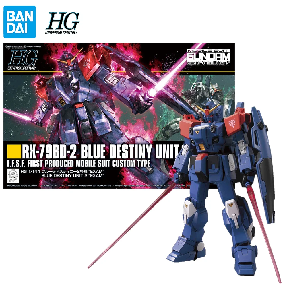 Оригинальная Bandai Gundam HGUC в наличии Blue Destiny Unit 2 аниме Action Mode Mobile Assembly, игрушки, подарки для мальчиков
Оригинальная Bandai Gundam HGUC в наличии Blue Destiny Unit 2 аниме Action Mode Mobile Assembly, игрушки, подарки для мальчиков