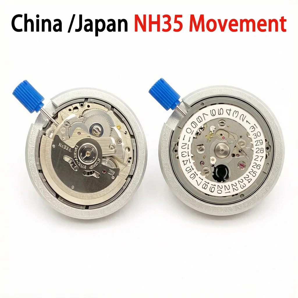 Japan Genuine NH35/NH35A Automatic Mechanical Movement High Accuracy 24 Jewels Mod Watch Replacement China NH35A Date at 3:00
Japan Genuine NH35/NH35A Automatic Mechanical Movement High Accuracy 24 Jewels Mod Watch Replacement China NH35A Date at 3:00