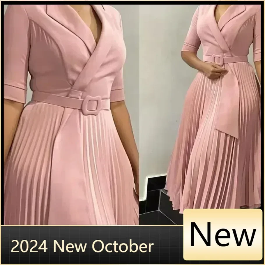 Customized Dashiki African Dresses for Women 2024 Autumn Elegant Half Sleeve V-neck Polyester Pleat Dress Ankara Dresses African
Customized Dashiki African Dresses for Women 2024 Autumn Elegant Half Sleeve V-neck Polyester Pleat Dress Ankara Dresses African