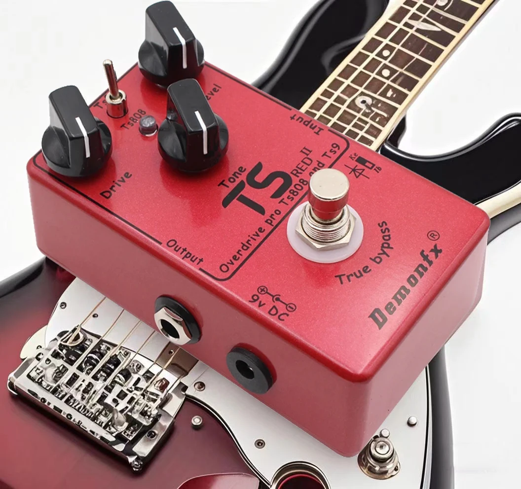TS RED II High quality Guitar Effect Pedal 2 in 1 Overdrive Booster Ts808 and Ts9 Drive Guitar Pedal True Bypass
TS RED II High quality Guitar Effect Pedal 2 in 1 Overdrive Booster Ts808 and Ts9 Drive Guitar Pedal True Bypass