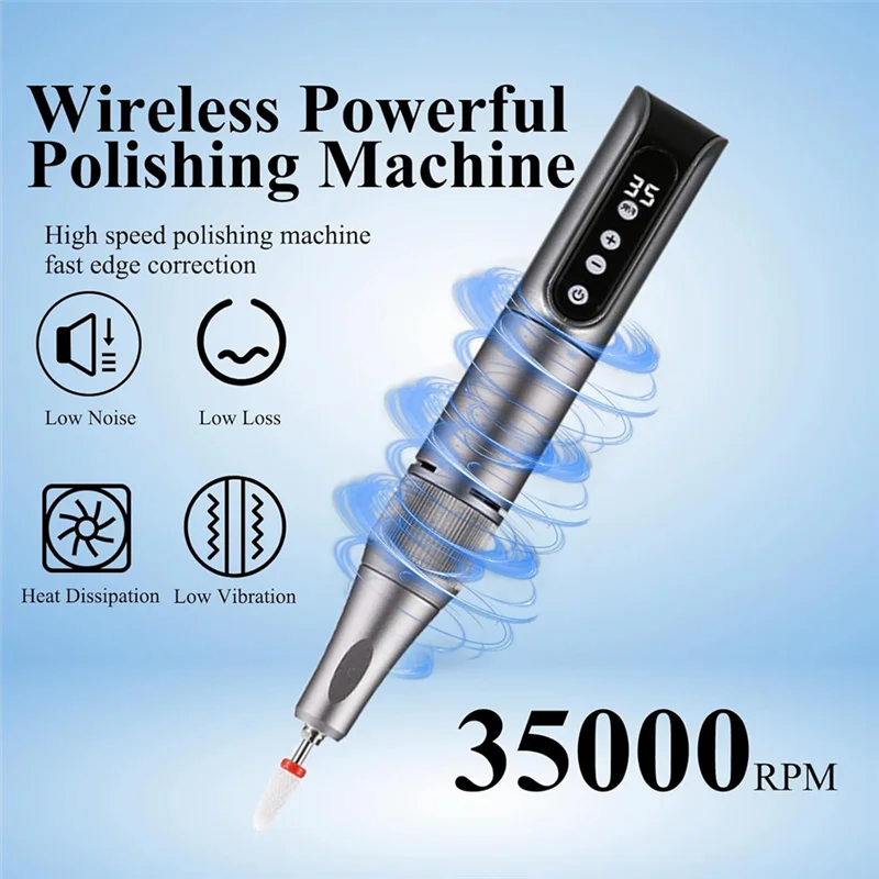 YLS-High-Efficiency USB Polishing Kit, Cordless 35000 RPM For Fine Edge Repair, Rechargeable Cleaning Tools
YLS-High-Efficiency USB Polishing Kit, Cordless 35000 RPM For Fine Edge Repair, Rechargeable Cleaning Tools