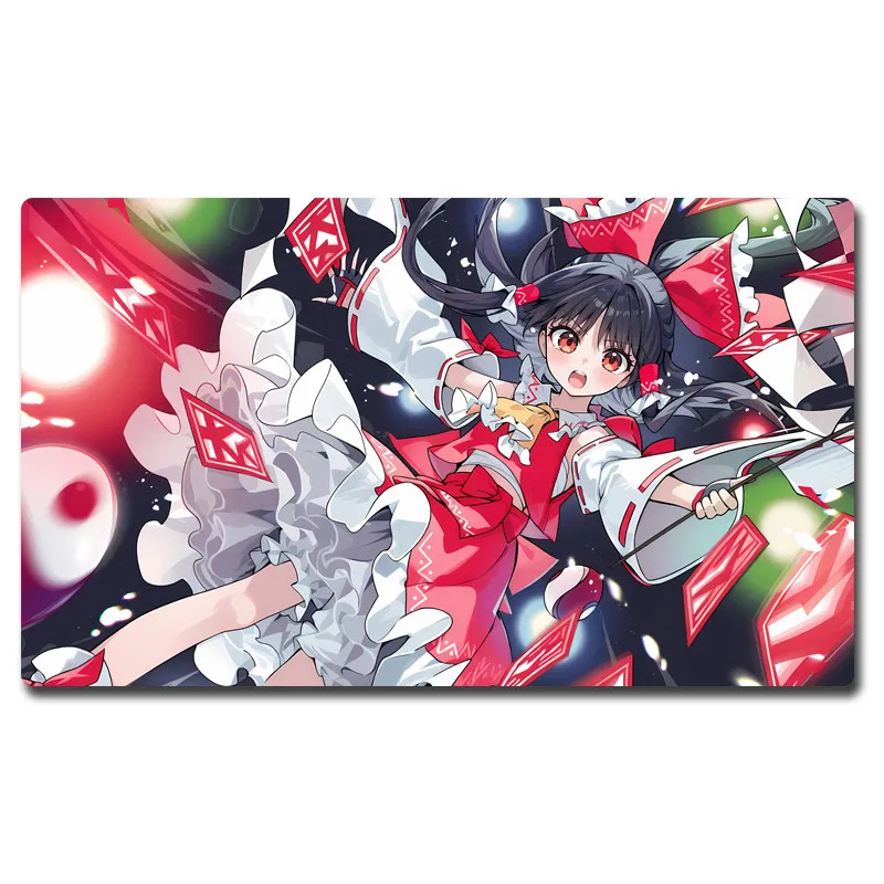 600X350X2Mm Diy Hakurei Reimu Card Battle Mat Tcg Single Player Board Game Card Duel Plate Battle Mat Anime Cards Gift Toys
600X350X2Mm Diy Hakurei Reimu Card Battle Mat Tcg Single Player Board Game Card Duel Plate Battle Mat Anime Cards Gift Toys