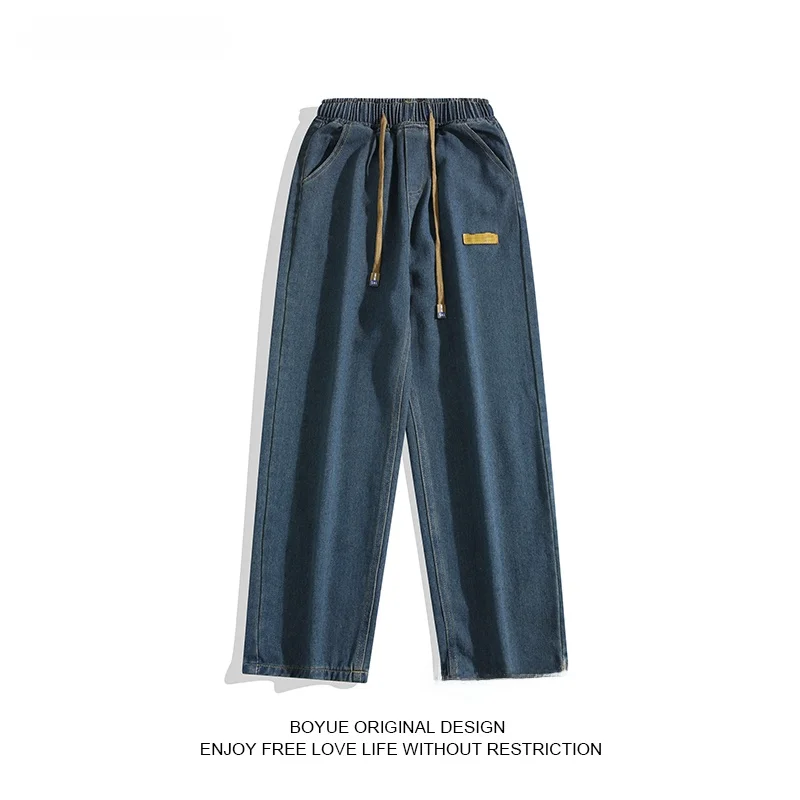 Boyue Dstring Straight Leg Jeans Men's Trendy Hong Kong Sle Casual Student Slim Fit Elastic Long Pants mid Waist Jeans
Boyue Dstring Straight Leg Jeans Men's Trendy Hong Kong Sle Casual Student Slim Fit Elastic Long Pants mid Waist Jeans