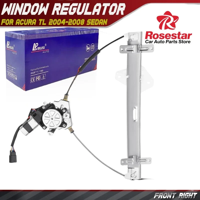 Power Window Regulator w/ 6 Pins Motor for Acura TL 2004-2008 Front Left Driver 72250SEP305, 751-046 72250-SEP-305
Power Window Regulator w/ 6 Pins Motor for Acura TL 2004-2008 Front Left Driver 72250SEP305, 751-046 72250-SEP-305