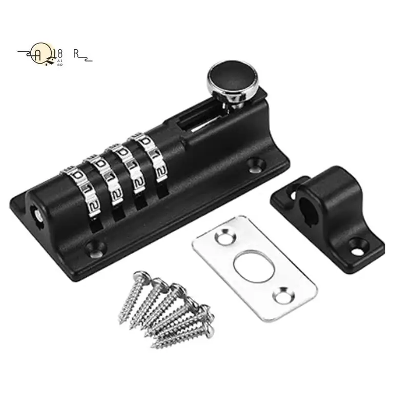 A18R -Password Latch Lock Sliding Combination Lock Password Door Latch Security Lock Anti-Theft Password Lock Catch Durable (Bla
A18R -Password Latch Lock Sliding Combination Lock Password Door Latch Security Lock Anti-Theft Password Lock Catch Durable (Bla