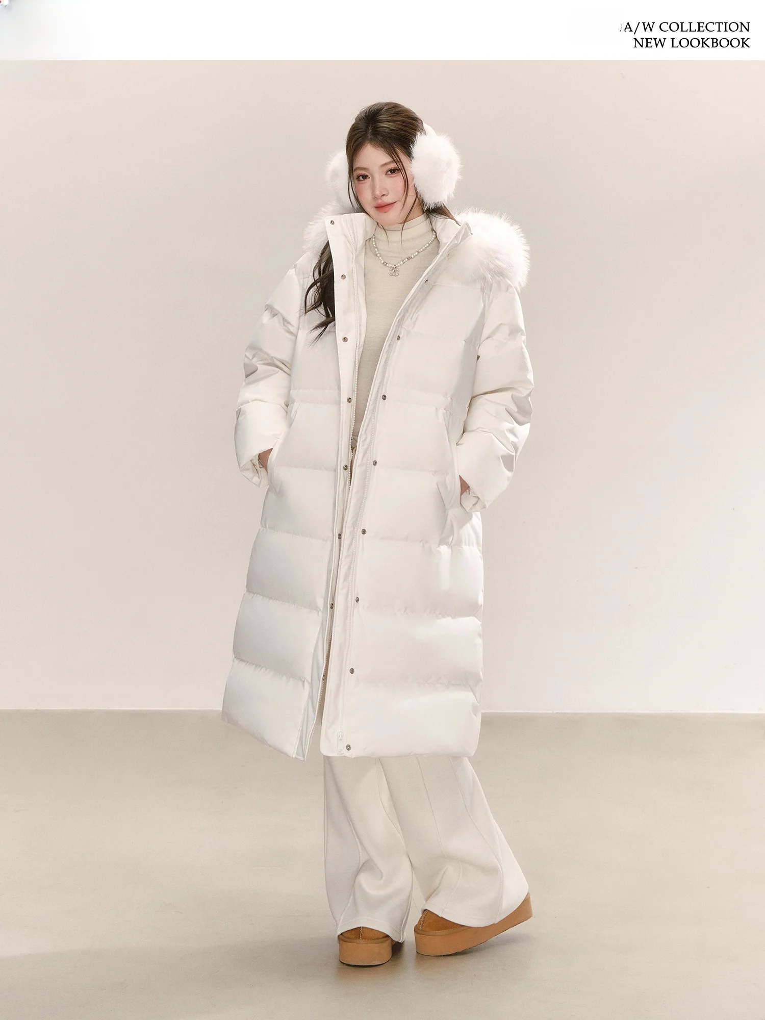 QDQD Premium Goose down Jaet White Du Feather Thi Warm Long Coat Winter Casual Sle Removable Hood Outdoor Suitable
QDQD Premium Goose down Jaet White Du Feather Thi Warm Long Coat Winter Casual Sle Removable Hood Outdoor Suitable