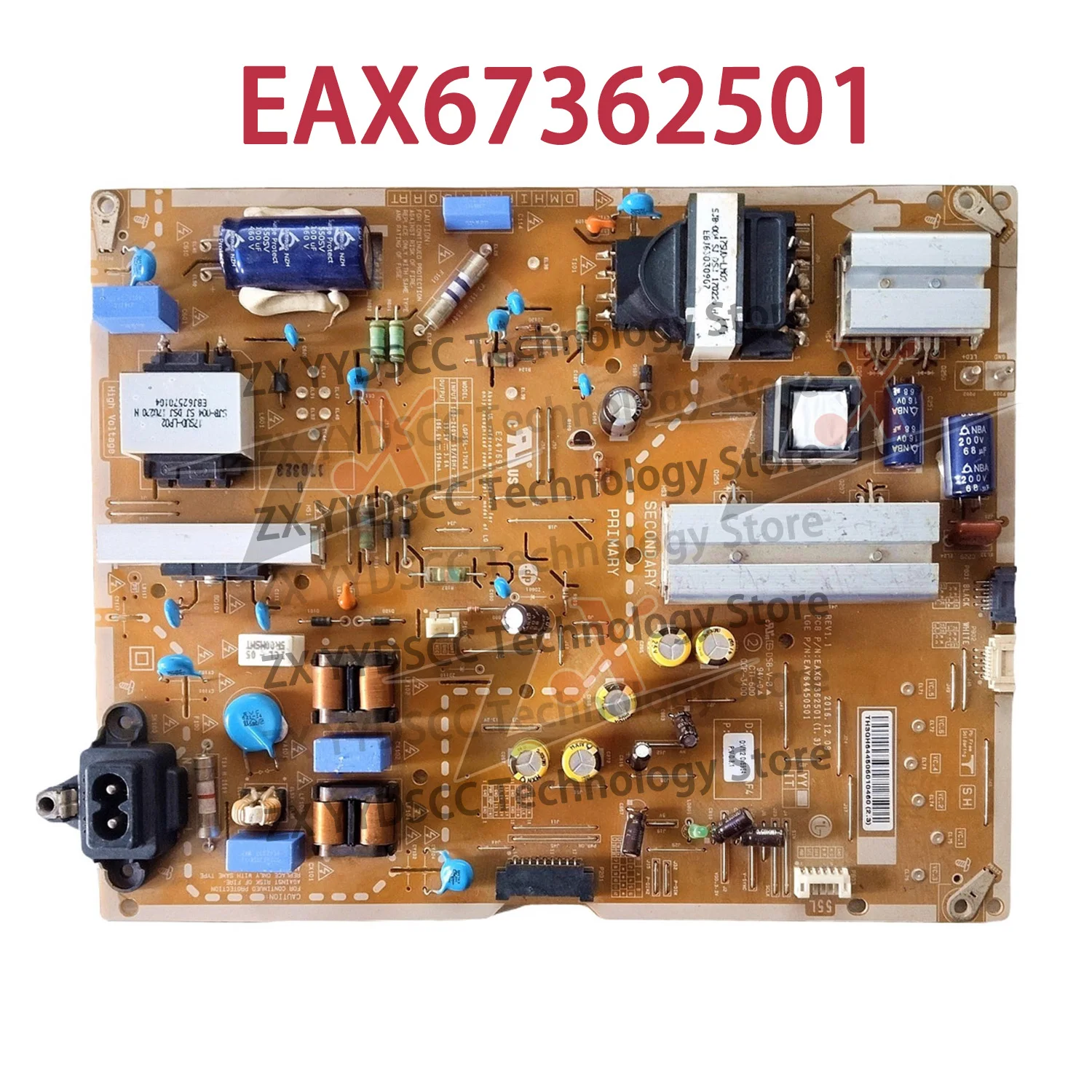 Оригинальная плата питания для телевизоров LG 55LG65CJ-CA, 55UJ6500-CB (EAX67362501, LGP55L-17UL6, EAY64450501)
Оригинальная плата питания для телевизоров LG 55LG65CJ-CA, 55UJ6500-CB (EAX67362501, LGP55L-17UL6, EAY64450501)
