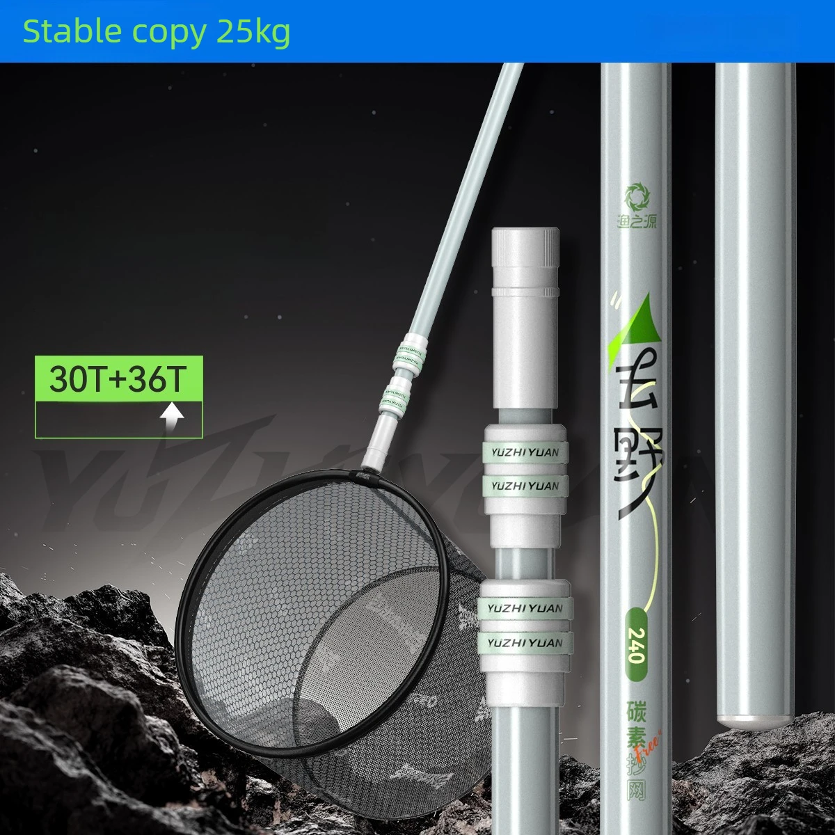 Carbon Fiber Landing Net Pole, Thickened Deep Big Game Net, Heavy Duty Telescopic Handle, Anti-Slip Secure Locking Sturdy
Carbon Fiber Landing Net Pole, Thickened Deep Big Game Net, Heavy Duty Telescopic Handle, Anti-Slip Secure Locking Sturdy