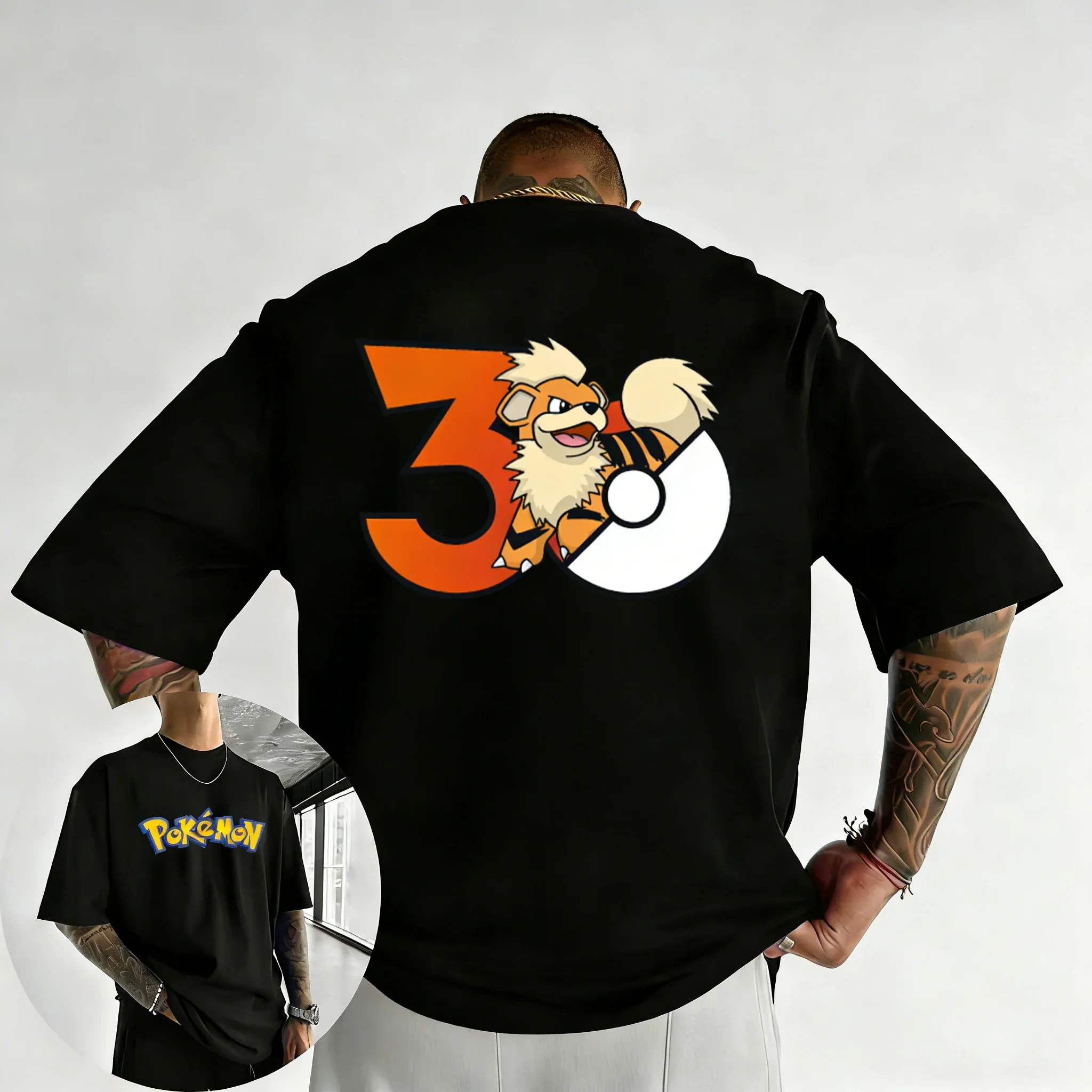 Pokemon 30th Anniversary Charmander Printed T-shirt Summer Men's and Women's Loose Casual Hip Hop Trendy Short Sleeve Top
Pokemon 30th Anniversary Charmander Printed T-shirt Summer Men's and Women's Loose Casual Hip Hop Trendy Short Sleeve Top