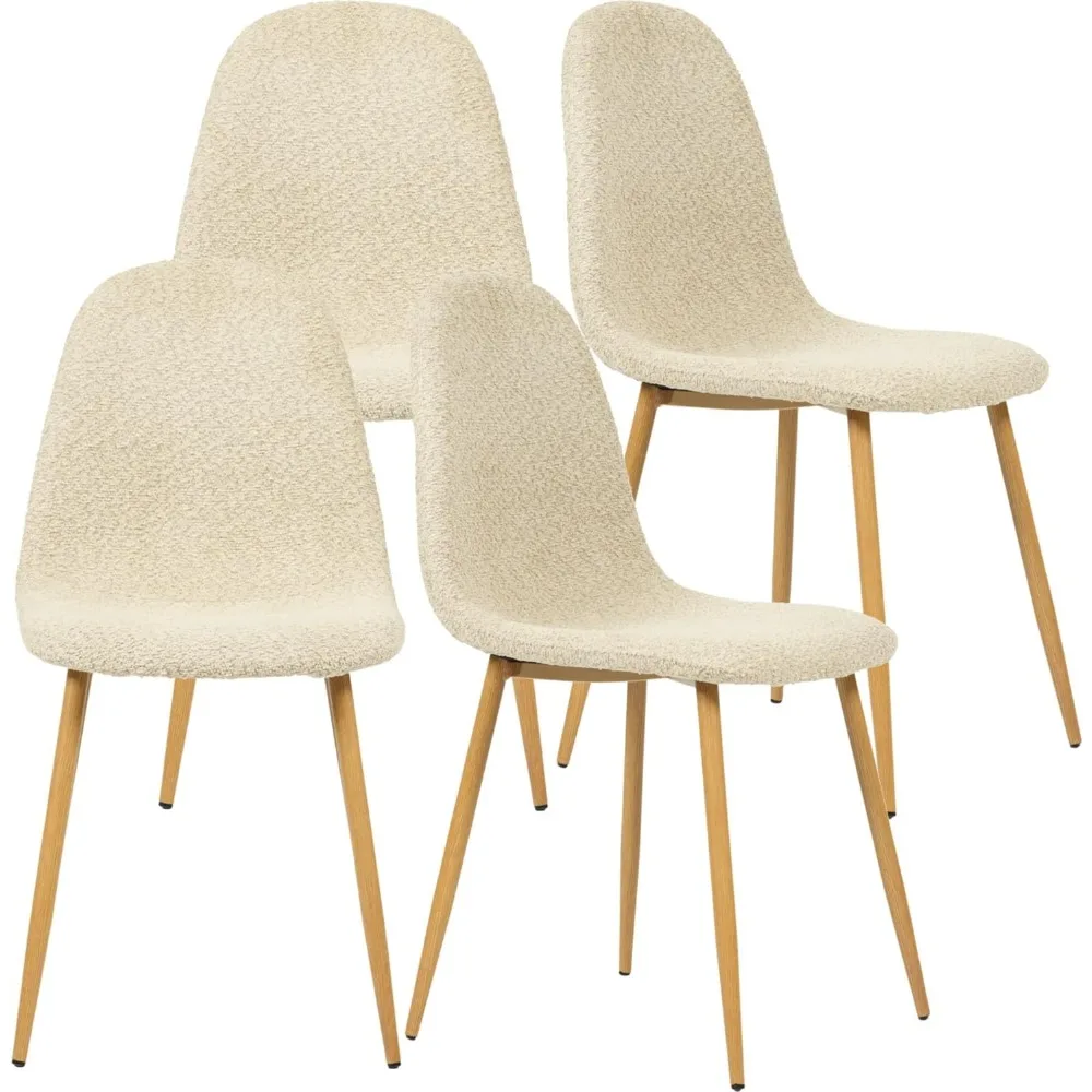 FurnitureR Dining Chairs Set of 4, Upholstered Chenille Fabric Dining Room Seating with Sturdy Metal Legs, Armless Mid-Back Side
FurnitureR Dining Chairs Set of 4, Upholstered Chenille Fabric Dining Room Seating with Sturdy Metal Legs, Armless Mid-Back Side