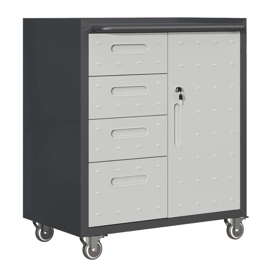 Sturdy Metal Tool Storage Cabinet with Wheels Tool Storage Cabinet for Garage Office and Home Organizer Solutions Black Gray
Sturdy Metal Tool Storage Cabinet with Wheels Tool Storage Cabinet for Garage Office and Home Organizer Solutions Black Gray