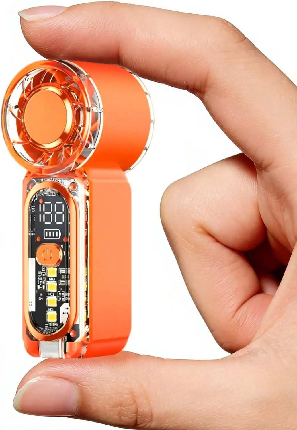 2026 Upgraded Version Portable Mini Handheld Fan, 100 Speed Adjustable Pocket Fan with Digital Display, USB-C Rechargeable Personal Fan
2026 Upgraded Version Portable Mini Handheld Fan, 100 Speed Adjustable Pocket Fan with Digital Display, USB-C Rechargeable Personal Fan