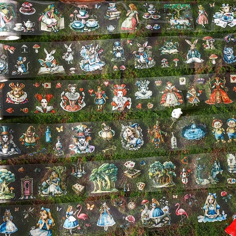 1Roll/3Roll Tapes Fantasy Adhesives Supplies Scrapbook cut Room Material Tape DIY Decoration Alice's Tea Party Tale Writing
1Roll/3Roll Tapes Fantasy Adhesives Supplies Scrapbook cut Room Material Tape DIY Decoration Alice's Tea Party Tale Writing