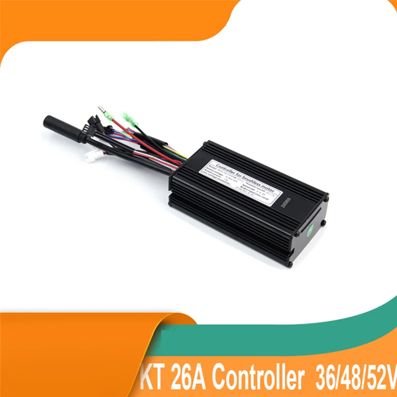 ABJM-High-Efficiency 36V 48V 52V 26A KT KT-26A E-Bike And E-Scooter Sine Wave Controller For Electric Bike Parts
ABJM-High-Efficiency 36V 48V 52V 26A KT KT-26A E-Bike And E-Scooter Sine Wave Controller For Electric Bike Parts