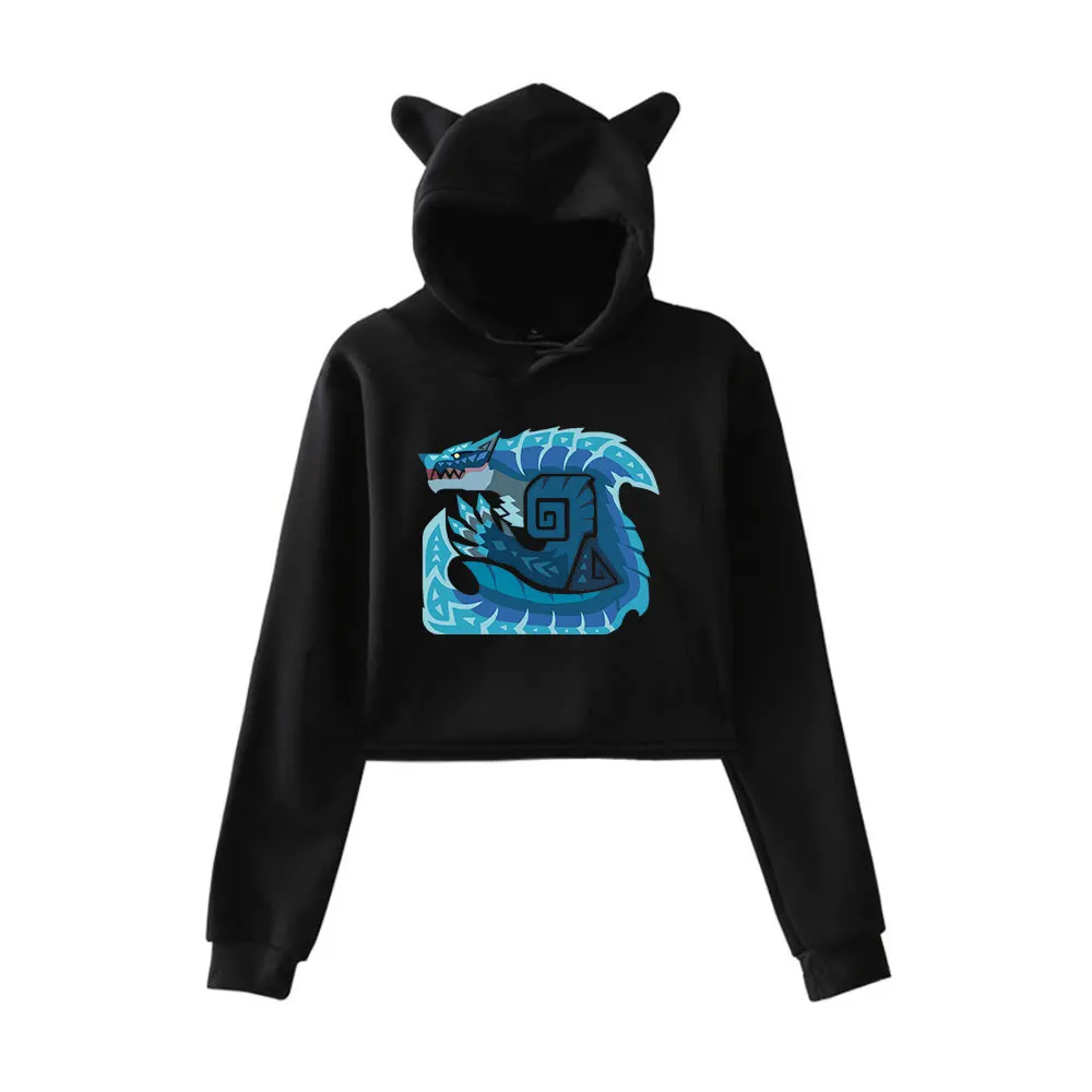 Lunagaron Monster Kanji Monster Hunter Wilds Merch Trendy Hoodies Sweatshirt for Girls Cat Ear Crop Pullover Daily Wear
Lunagaron Monster Kanji Monster Hunter Wilds Merch Trendy Hoodies Sweatshirt for Girls Cat Ear Crop Pullover Daily Wear