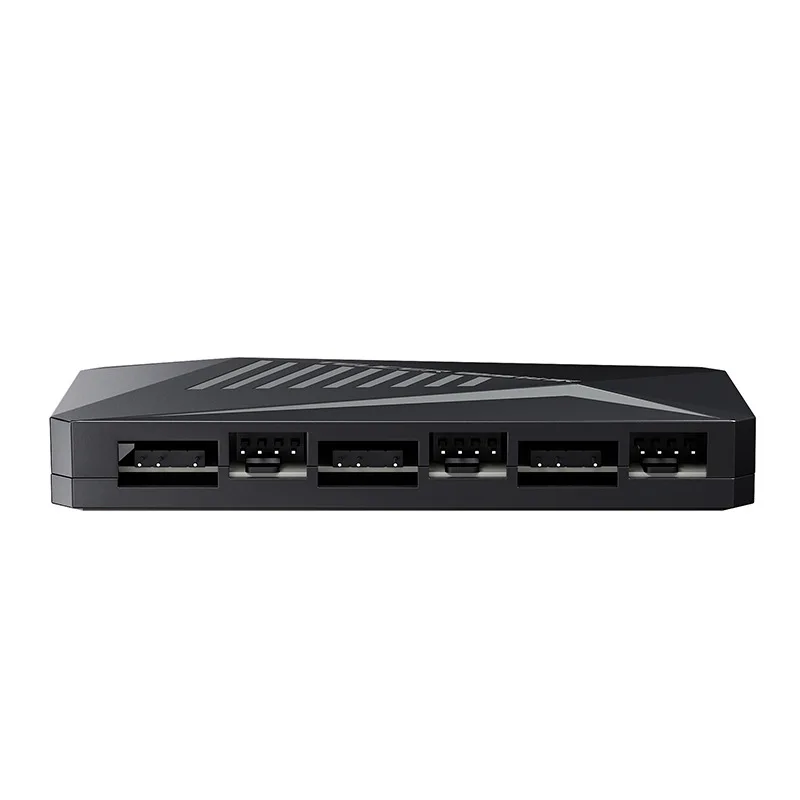 LP-6P Chassis Fan Hub PWM Temperature Control Speed Regulation 5V ARGB Shenguang Synchronous Transfer Interface
LP-6P Chassis Fan Hub PWM Temperature Control Speed Regulation 5V ARGB Shenguang Synchronous Transfer Interface