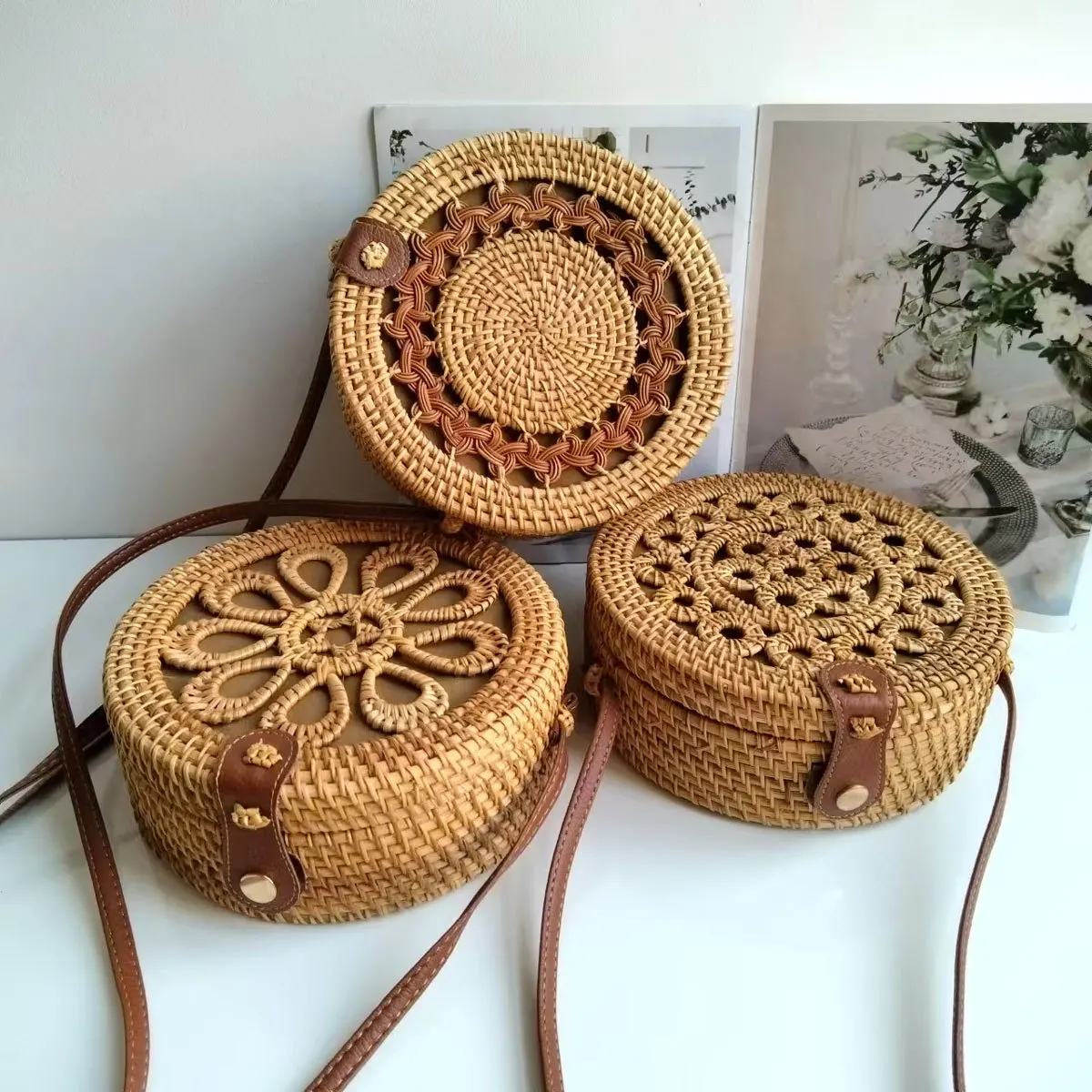 Vine Woven Bag Fashionable Versatile Crossbody Bag Lipstick For Women Small Square Bag Personalized Handicraft Bag For Travel
Vine Woven Bag Fashionable Versatile Crossbody Bag Lipstick For Women Small Square Bag Personalized Handicraft Bag For Travel