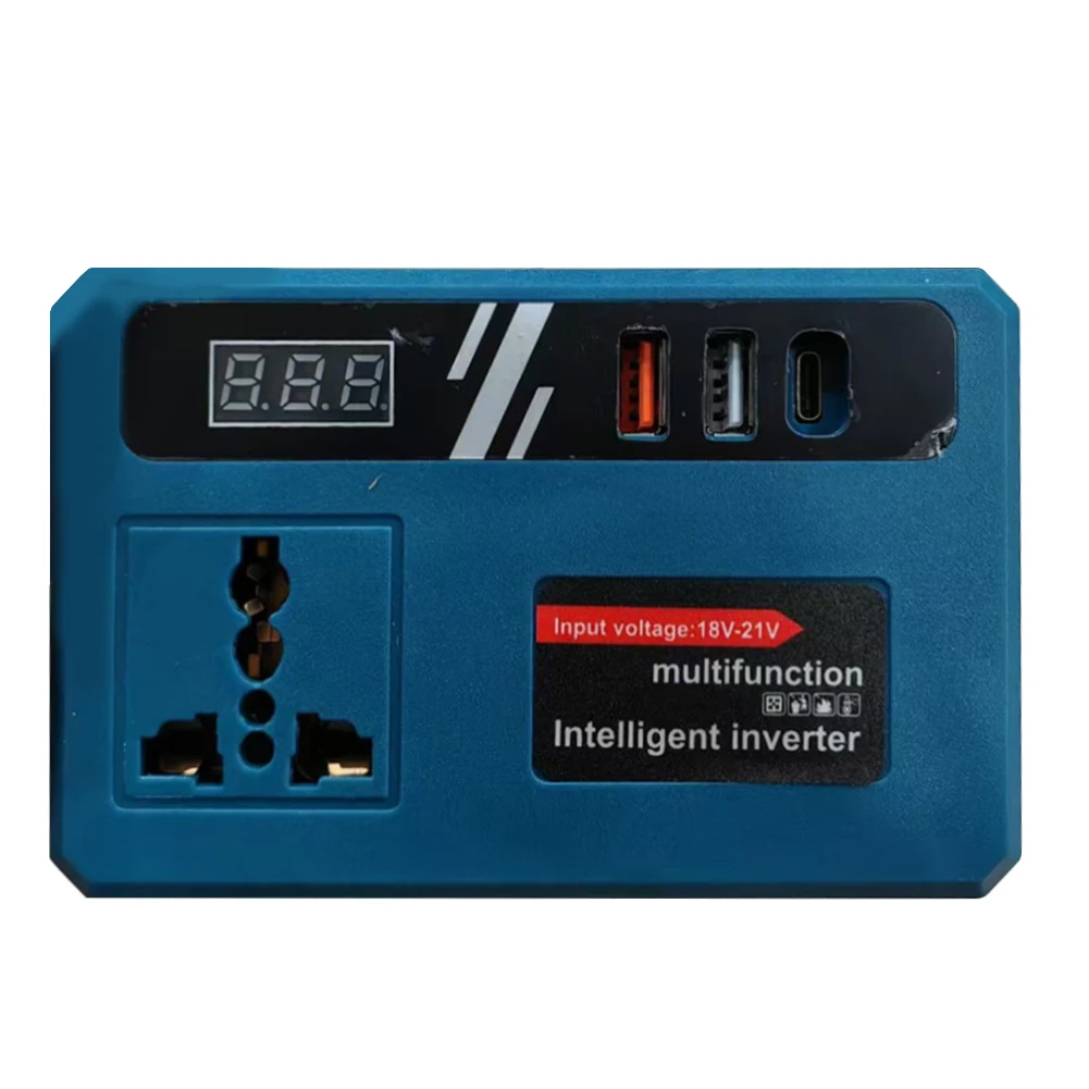 120W Lithium Battery Inverter For Mobile Phones Laptops Small Fans LED Lights For MT DC18V/21V To 220V AC Battery Inverter
120W Lithium Battery Inverter For Mobile Phones Laptops Small Fans LED Lights For MT DC18V/21V To 220V AC Battery Inverter