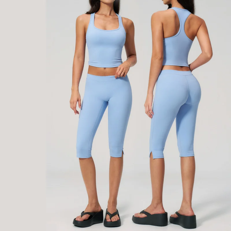 Women's New Yoga Outfit Set High Elasticity Fitness Sports Quick-Dry Casual Versatile Yoga Set Sexy Outfits Women's Clothing Set
Women's New Yoga Outfit Set High Elasticity Fitness Sports Quick-Dry Casual Versatile Yoga Set Sexy Outfits Women's Clothing Set
