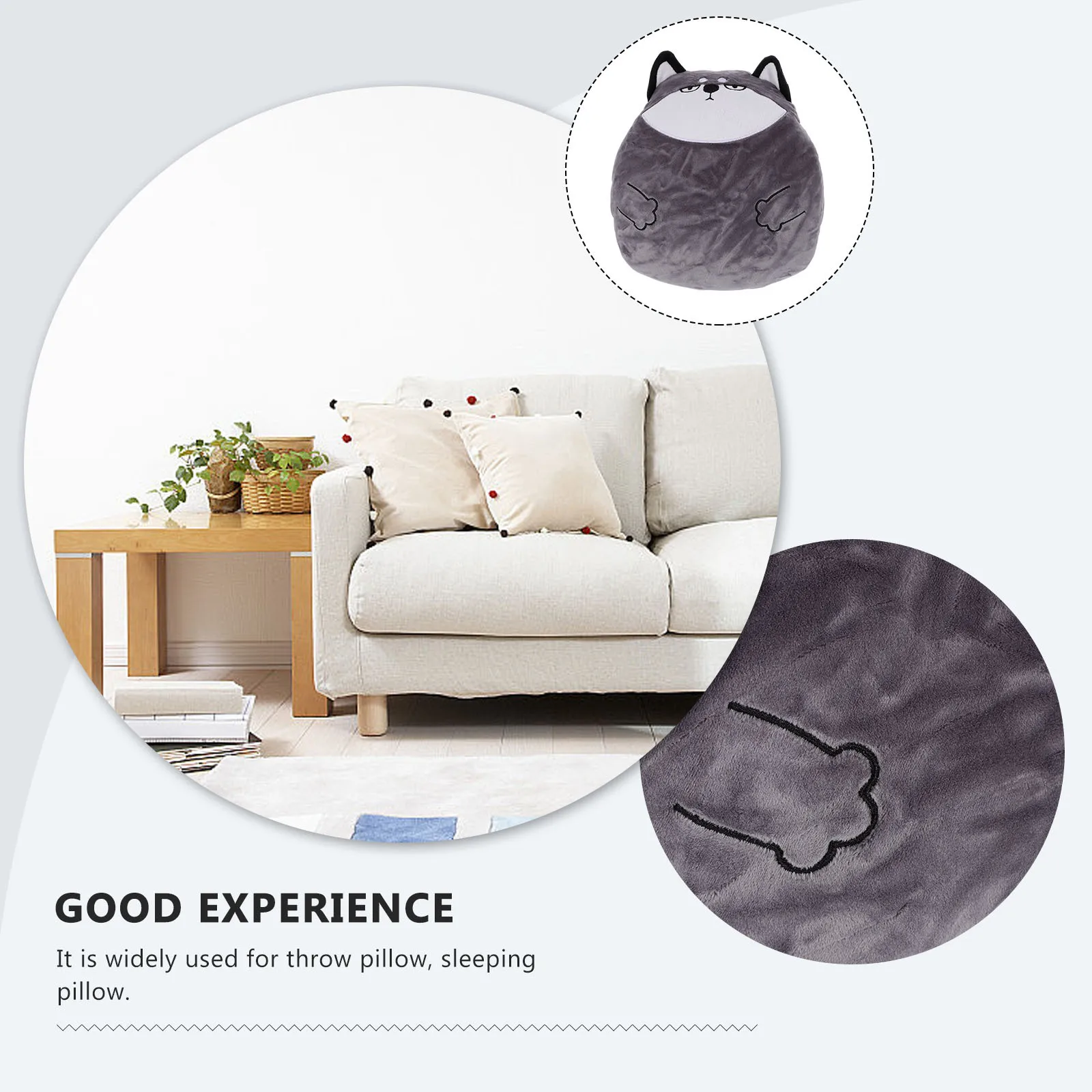 Cartoon Hand Warmer Pillow Soft Stuffed Throw Pillow Sleeping Cushion Back Support for Home Office Reading Relaxation
Cartoon Hand Warmer Pillow Soft Stuffed Throw Pillow Sleeping Cushion Back Support for Home Office Reading Relaxation
