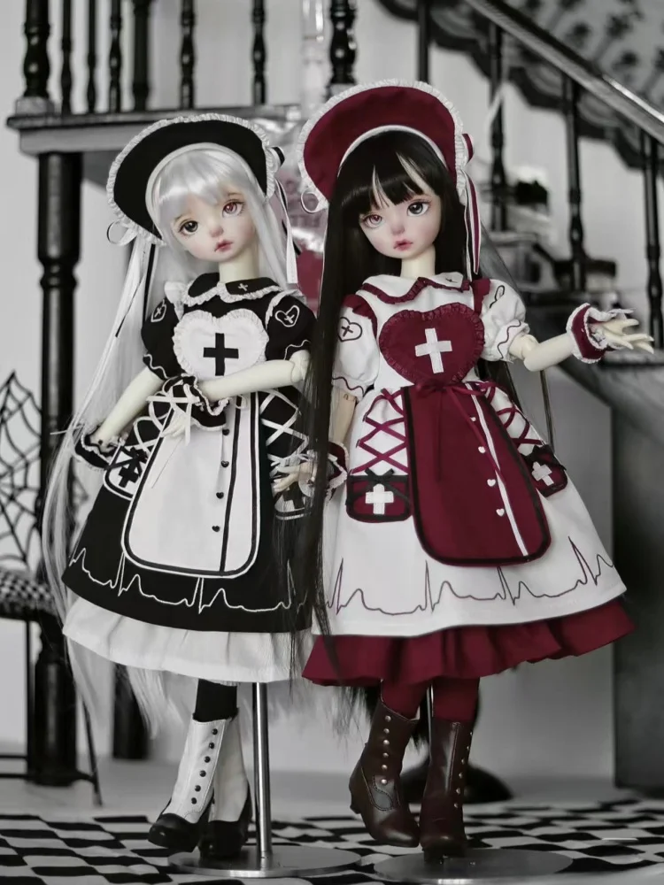 BJD Doll Clothes Red Black Dress Set For 1/4 MSD MDD Doll Accessories Dress Up Doll Gift Diy Lolita Clothes (No Doll)
BJD Doll Clothes Red Black Dress Set For 1/4 MSD MDD Doll Accessories Dress Up Doll Gift Diy Lolita Clothes (No Doll)