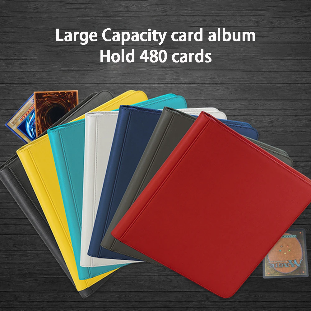 PU Large Capacity Game Card Binder Cards Album Holder Collection Album Protector Accessory Hold 480 Cards
PU Large Capacity Game Card Binder Cards Album Holder Collection Album Protector Accessory Hold 480 Cards