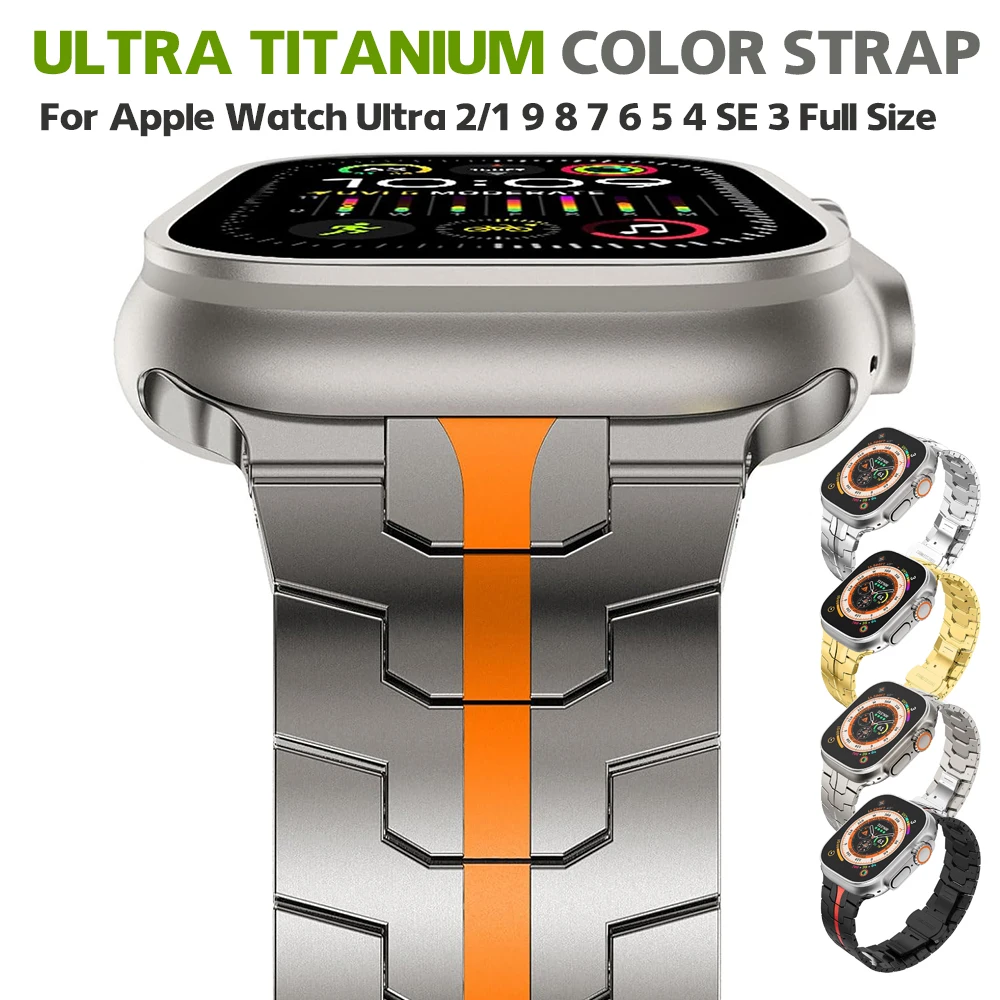 Metal Strap for Apple Watch Band 49mm 45mm 44mm 40mm 41mm 42mm Stainless Steel Bracelet IWatch Series Ultra 9 8 7 SE 6 54 Ultra2
Metal Strap for Apple Watch Band 49mm 45mm 44mm 40mm 41mm 42mm Stainless Steel Bracelet IWatch Series Ultra 9 8 7 SE 6 54 Ultra2