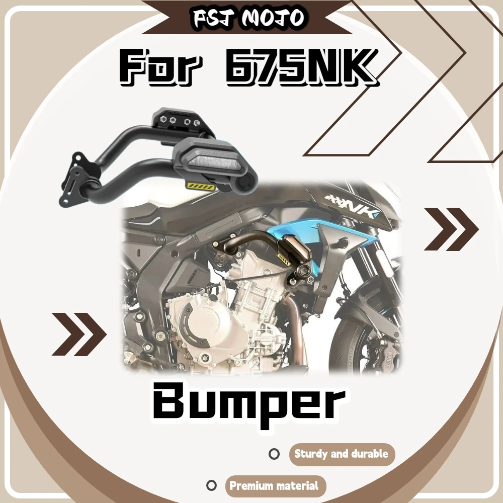For 2025 675NK Racing Crash Bar, Anti-Fall Slider Bumper Guard Frame Engine Protector Moto Mod Parts
For 2025 675NK Racing Crash Bar, Anti-Fall Slider Bumper Guard Frame Engine Protector Moto Mod Parts