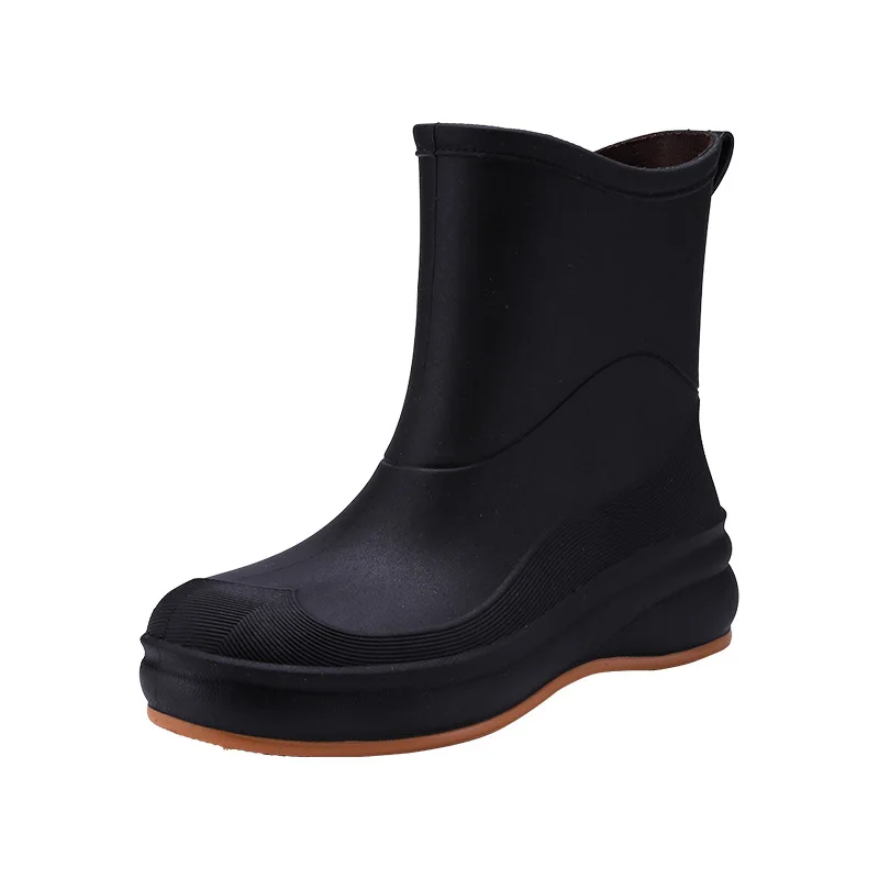 New Women Fashion Mid-calf Rain Boots Female Short Slip-on Rainboots Outdoor PVC Water Shoes Wellies Boots Non-slip
New Women Fashion Mid-calf Rain Boots Female Short Slip-on Rainboots Outdoor PVC Water Shoes Wellies Boots Non-slip