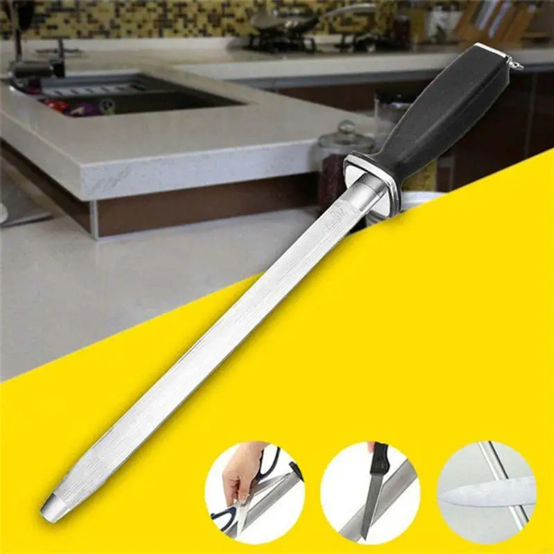 16FC 12 Inch Honing Steel Knife Sharpening Steel Sharpening Rod Easy to Use Durable
16FC 12 Inch Honing Steel Knife Sharpening Steel Sharpening Rod Easy to Use Durable