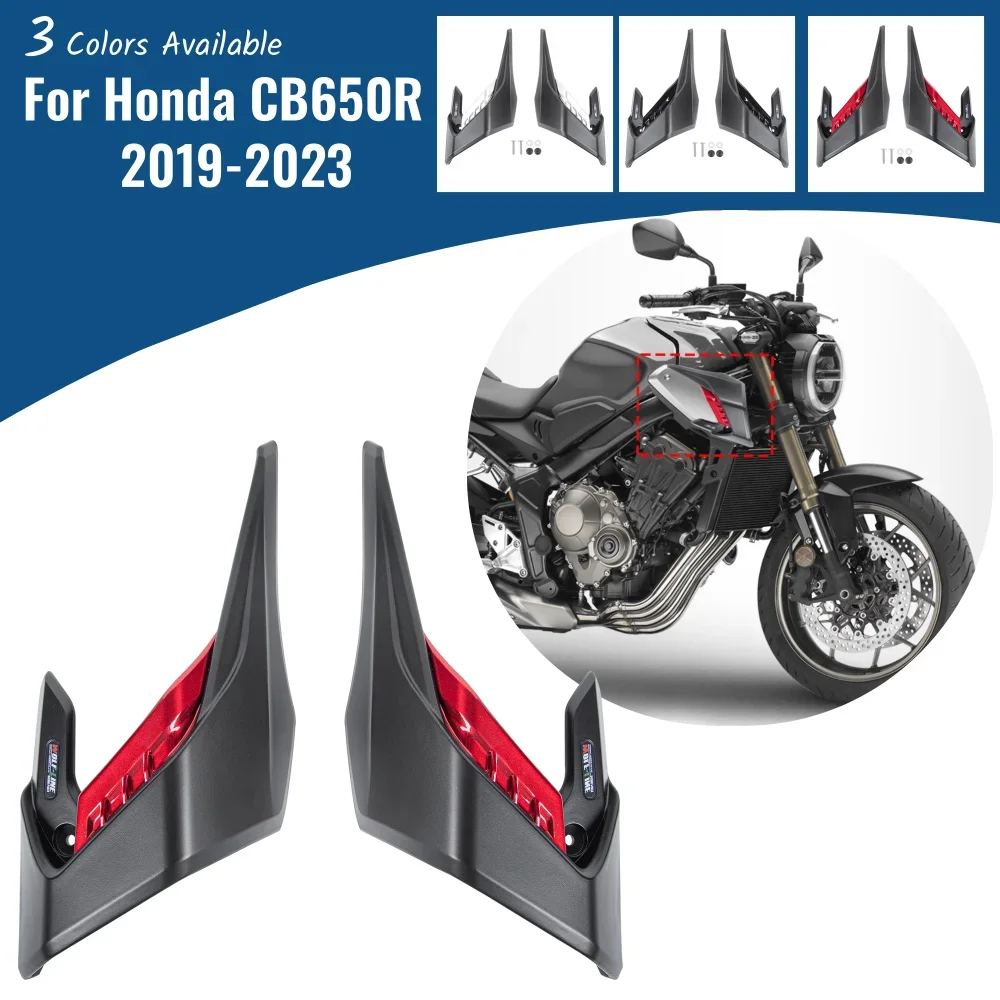 CB 650R Winglets for for Honda CB650R 2019-2023 Side Wing Panel Cover Winglets Cowl Frame Motorcycle Fairing Kits Accessories
CB 650R Winglets for for Honda CB650R 2019-2023 Side Wing Panel Cover Winglets Cowl Frame Motorcycle Fairing Kits Accessories